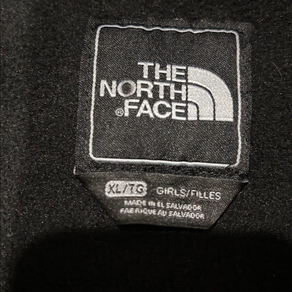The North Face Girls XL Black Polartec Fleece Full-Zip Jacket | Like New - Picture 5 of 8